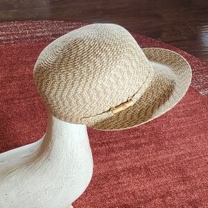 Nine & Co. Tan Woven Hat